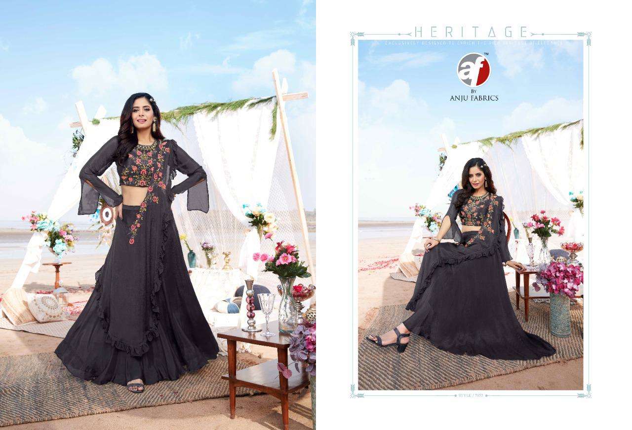 Af-Dastoor Vol 3-Handwork-Georgette-Dress-7053